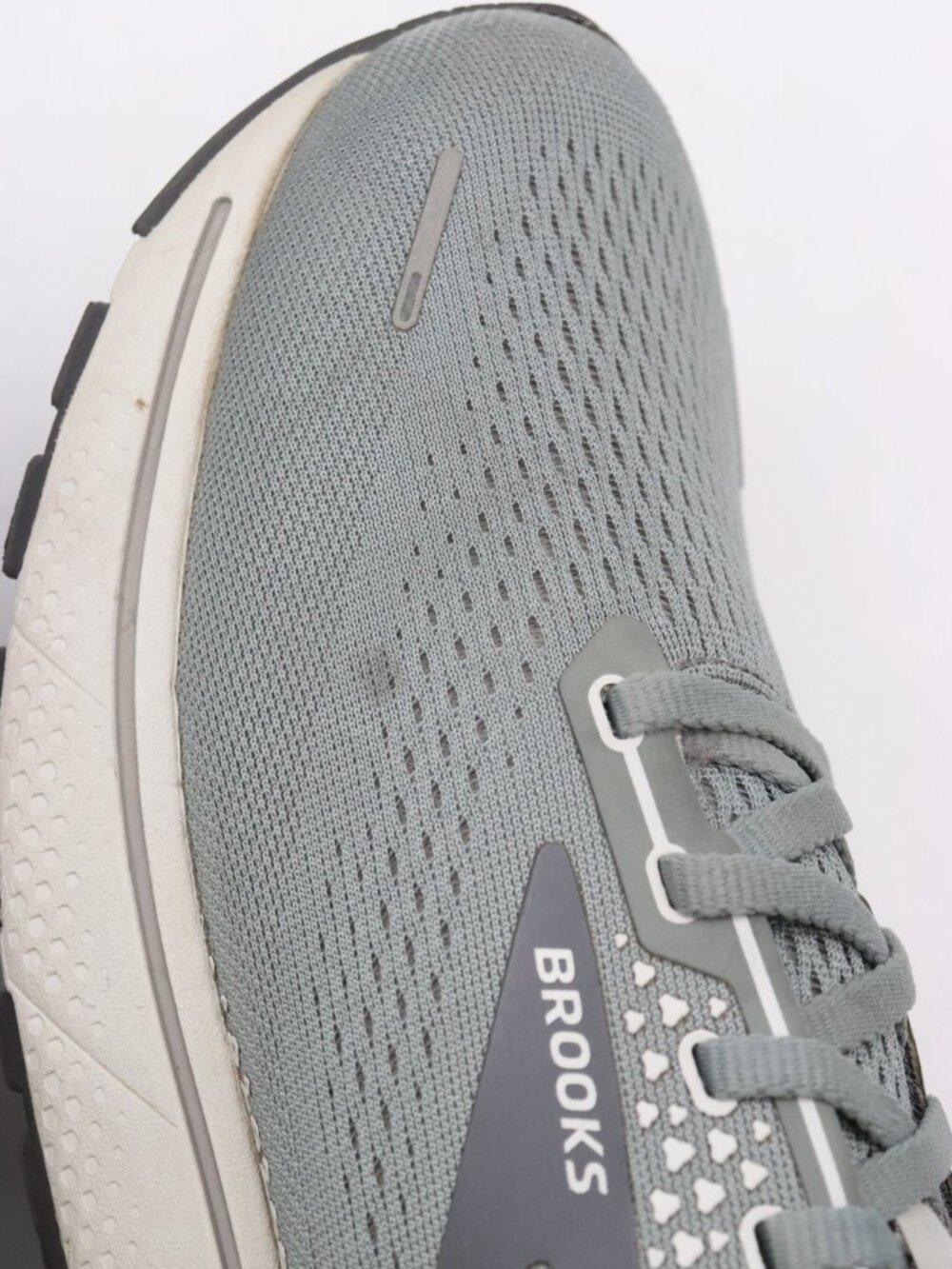 Brooks Ghost 14 Shoes Men's 13 D Gray Athletic Lace Up Sneakers 1103691D067 - Picture 10 of 10